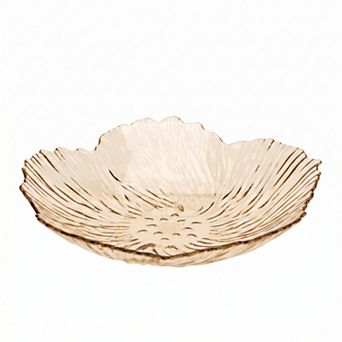 Small Flower Decorative Bowl Petal Shaped Trinket Dish Scalloped Tray for Rings Modern Fluted Bowl
