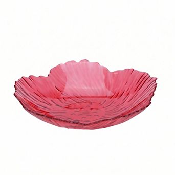 Small Flower Decorative Bowl Petal Shaped Trinket Dish Scalloped Tray for Rings Modern Fluted Bowl