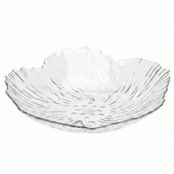 Small Flower Decorative Bowl Petal Shaped Trinket Dish Scalloped Tray for Rings Modern Fluted Bowl