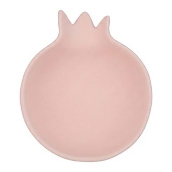 Ceramic Pomegranate Decorative Bowl Artistic Fruit Shaped Trinket Dish for Jewelry