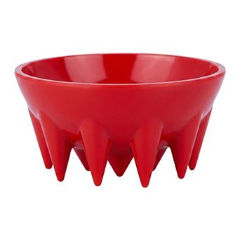 Small Jellyfish Decorative Bowl Fluted Pedestal Trinket Dish Aesthetic Ruffled Rings for Entryway