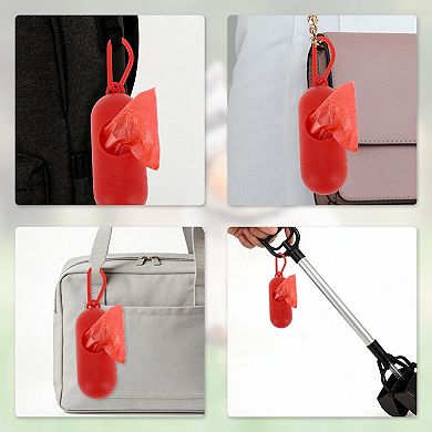 Pill-shaped Dog Poop Bag Dispenser 4 Pcs