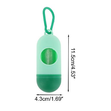 Pill-shaped Dog Poop Bag Dispenser 4 Pcs