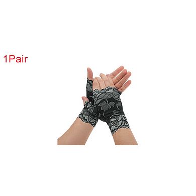 6.89"x3.54" Anti-slip Lace Manicure Gloves 1 Pair