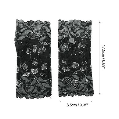 6.89"x3.54" Anti-slip Lace Manicure Gloves 1 Pair