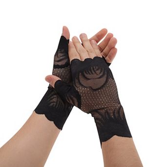 8.46"x3.54" Anti-slip Lace Manicure Gloves 1 Pair