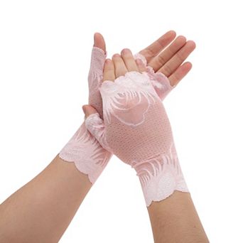 8.46"x3.54" Anti-slip Lace Manicure Gloves 1 Pair