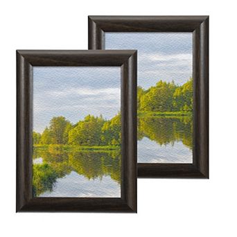 4.29 x 5.79 x 1.18 Inch Wooden Photo Frame, Small Photo Displays 2 pc