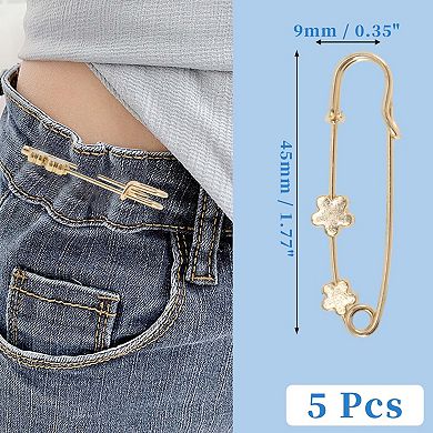 5Pcs Safety Pins Clothing Accessories for Women