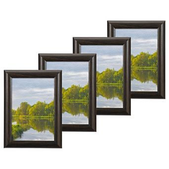 4.29 x 5.79 x 1.18 Inch Wooden Photo Frame, Wooden Photo Frame 4 pc