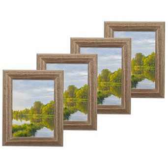3.78 x 4.8 x 1.18 Inch Wooden Photo Frame, Wooden Photo Frame 4 pc