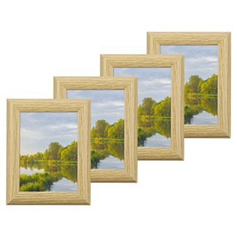 3.78 x 4.8 x 1.18 Inch Wooden Photo Frame, Wooden Photo Frame 4 pc
