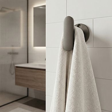 Coat Rack Wall Mount Aluminum Single Hook Coat Hook Hat Rack Rotating Wall Hooks 2Pcs1.0x3.0in