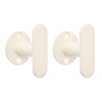 Coat Rack Wall Mount Aluminum Single Hook Coat Hook Hat Rack Rotating Wall Hooks 2Pcs1.0x3.0in