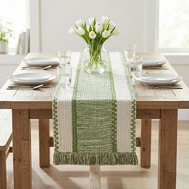 Table Runner for Kitchen Decor Birthday Decorations Long Kitchen Runner with Tassel 11.8x63in