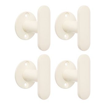 Coat Rack Wall Mount Aluminum Single Hook Coat Hook Hat Rack Rotating Wall Hooks 4Pcs1.0x3.0in