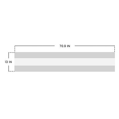 Table Runner for Kitchen Decor Birthday Decorations Tassel Kitchen Table Runneration 13x70.9in