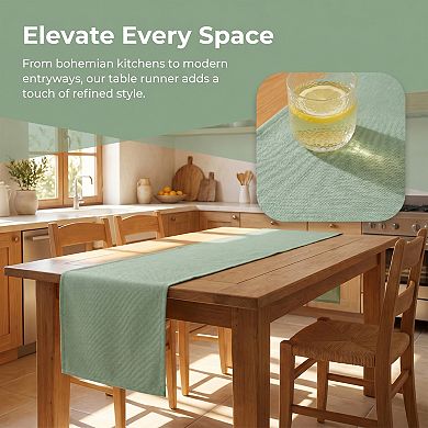 Table Runner for Kitchen Decor Decorations Washable Polyester Kitchen Runner for Table Decoration