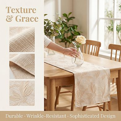 Table Runner for Kitchen DecorLong Floral Kitchen Runner 13.8x63in