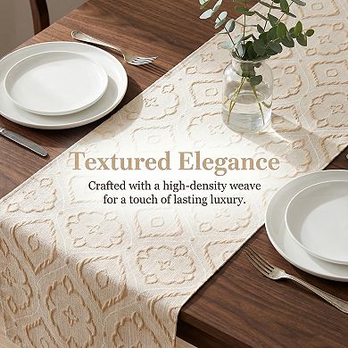 Table Runner for Kitchen Decor Long Washable Polyester Kitchen Runneration 13.8x63in