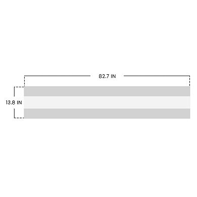 Table Runner for Kitchen Decor Long Washable Polyester Kitchen Runneration 13.8x82.7in