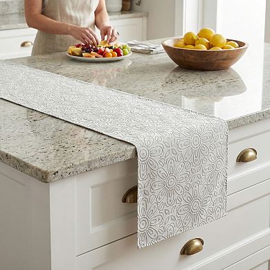 Table Runner for Kitchen Decor Floral Elegant Kitchen Runner for Decor 13.8x63in