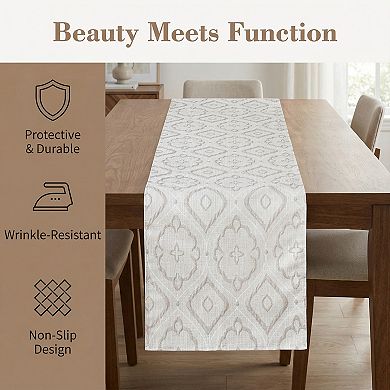 Table Runner for Kitchen Decor Long Washable Polyester Kitchen Runneration 13.8x70.9in