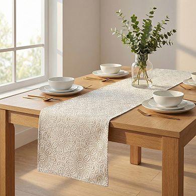 Table Runner for Kitchen Decor Floral Elegant Kitchen Runner for Decor 13.8x70.9in