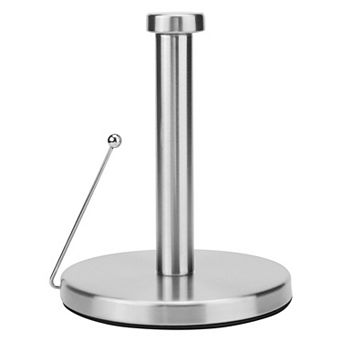 Paper Towel Holder Countertop Weighted Non Slip Base Paper Towel Dispenser Metal Kitchen Decor