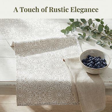 Table Runner for Kitchen Decor Floral Elegant Kitchen Runner for Decor 13.8x82.7in
