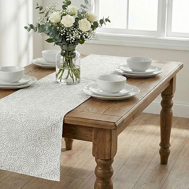 Table Runner for Kitchen Decor Floral Elegant Kitchen Runner for Decor 13.8x82.7in