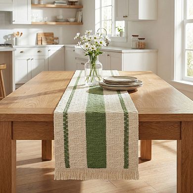 Table Runner for Kitchen Decor Farmhouse Polyester Kitchen Runner 11.8x70.9in