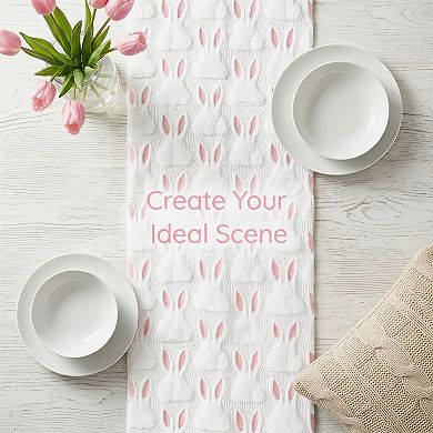 Table Runner for Kitchen DecorRabbit Kitchen Runner 13x36.6in