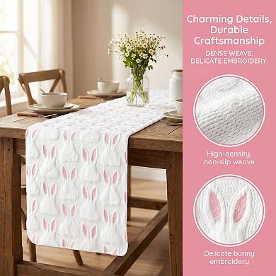 Table Runner for Kitchen DecorRabbit Kitchen Runner 13x72in