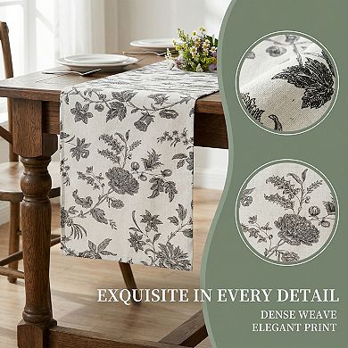 Table Runner for Kitchen Decor Birthday Decorations Long Cotton Kitchen Runneration 11.8x70.9in