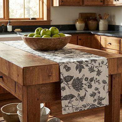 Table Runner for Kitchen Decor Birthday Decorations Long Cotton Kitchen Runneration 11.8x70.9in