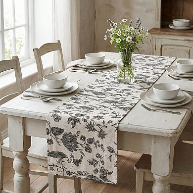 Table Runner for Kitchen Decor Birthday Decorations Long Cotton Kitchen Runneration 11.8x78.7in