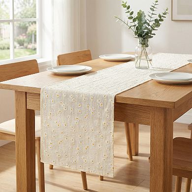 Table Runner for Kitchen Decor Birthday Decorations Cotton Kitchen Runneration 11.8x63in