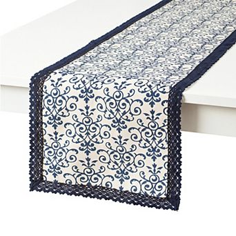 Table Runner for Kitchen DecorWashable Cotton Kitchen Runner for Table 11.8x70.9in