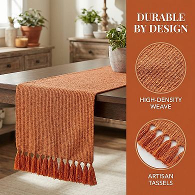 Table Runner for Kitchen Decor Birthday Decoration Washable Polyester Kitchen Runner 13x72in