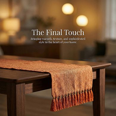 Table Runner for Kitchen Decor Birthday Decoration Washable Polyester Kitchen Runner 13x78.7in