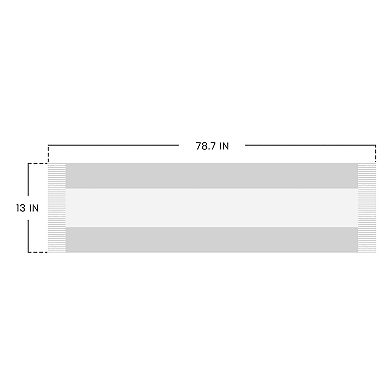 Table Runner for Kitchen Decor Birthday Decoration Washable Polyester Kitchen Runner 13x78.7in