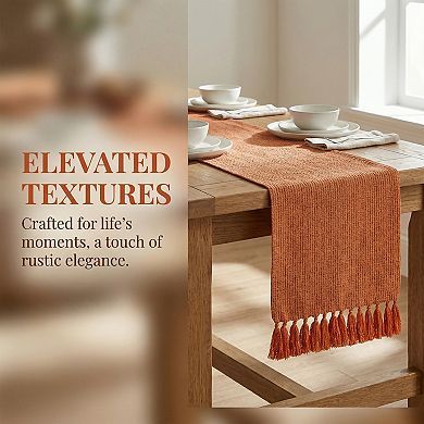 Table Runner for Kitchen Decor Birthday Decoration Washable Polyester Kitchen Runner 13x108.3in