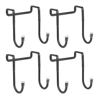 Utility Hooks 4 pc Metal Durable Hooks Wall Hooks for Hanging and Organization0.8in
