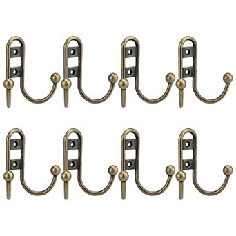 Utility Hooks 8 pc Metal Durable Hooks Multi Purpose Wall Hooks2.8x2.6in