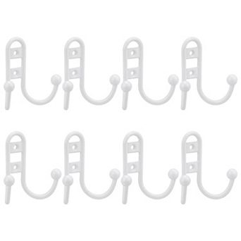 Utility Hooks 8 pc Metal Durable Hooks Multi Purpose Wall Hooks2.8x2.6in