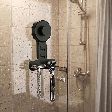 Suction Cup Hooks for Shower 2 Pack Wall Hooks for Hanging Multipurpose Hook5.3x2.4in