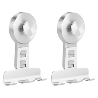 Suction Cup Hooks for Shower 2 Pack Wall Hooks for Hanging Multipurpose Hook5.3x2.4in