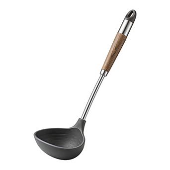 1 pc Cooking Spoon Silicone Spoon for Non Stick Heat Resistant Kitchen Spoon 14.3x3.8in
