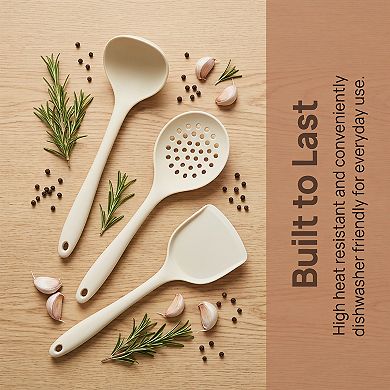Cooking Utensil Set Silicone Kitchen Utensils Cooking Spoon 3Pcs 3 Pcs